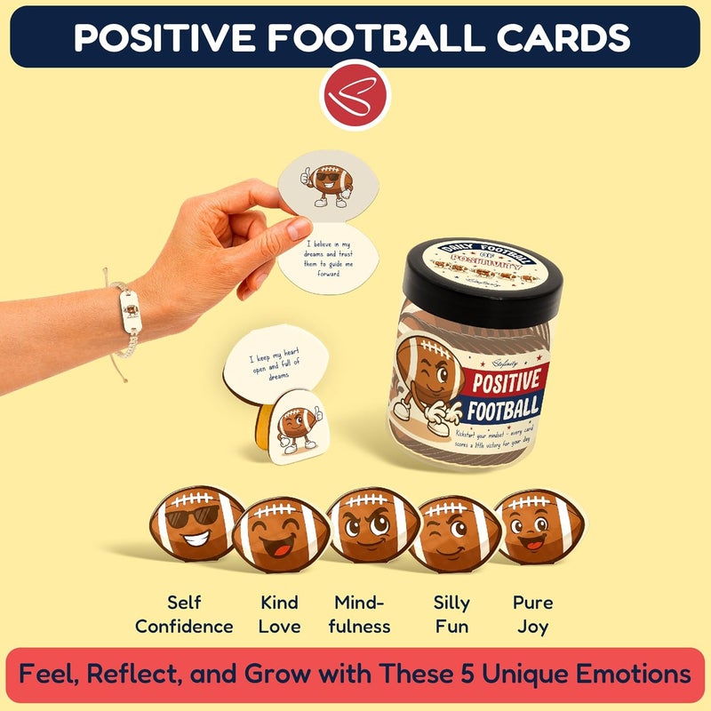 STOFINITY Funny Football Gifts For Teen Boys - Positive Affirmation Gifts For Football Lovers, Cool Sports Lovers Gift Ideas For Christmas, Fathers Day, Birthday Presents For Men, Coworkers, Boyfriend - Image 3